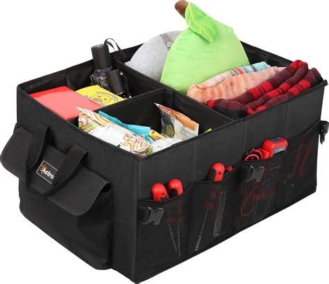 Astroai Car Trunk Organizer For Suv Car Storage Organizer Truck Bed Organizer Collapsible