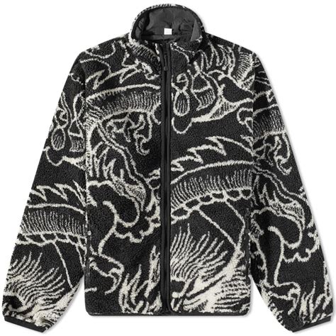 セールsale☆ Stussy Dragon Dragon Sherpa Jacket Stussy Sherpa Black 2022