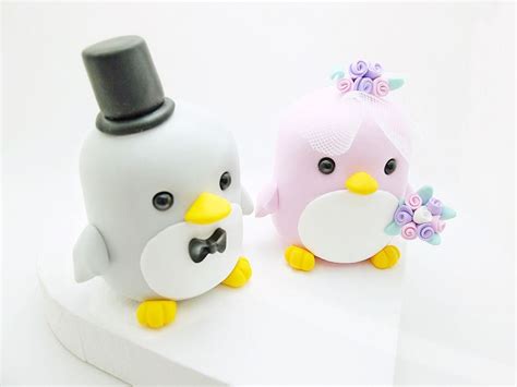 Pinguin Tortenfiguren Hochzeit Tortentopper Casamento