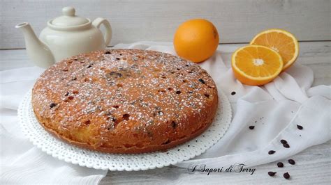 Torta Allo Yogurt Arancia E Cioccolato Ricetta Senza Burro