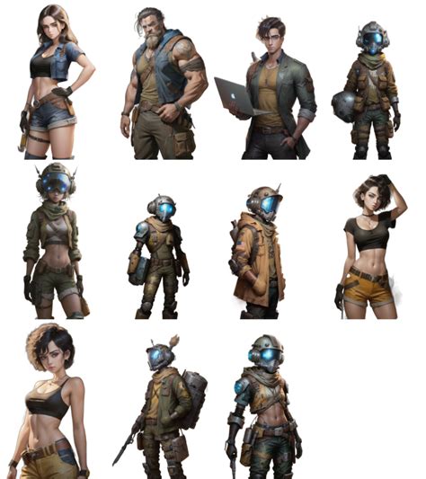 Post Apocalyptic Character Portraits By Fieraryan