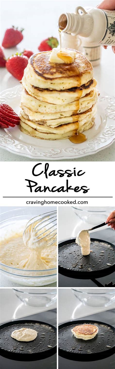 Classic Pancakes - Craving Home Cooked