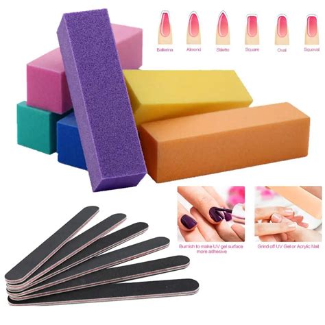 Pcs Arquivo Manicure Ferramentas Kit De Unhas Buffers Para Uv Gel