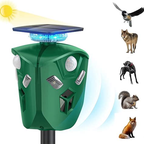 Cat Repellent Garden Ultrasonic Fox Deterrent Cat Scarers For Gardens