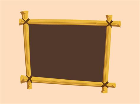 Wooden Frame Vector Art & Graphics | freevector.com