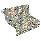 Rasch Florentine III Vliestapete Palmen Blaugrau Floral 10 05 X 0 53