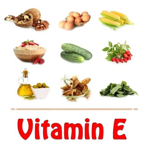 Vitamin E Rich Foods Chart