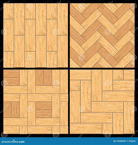 Wooden Parquet Floor Vector Seamless Texture Cartoondealer