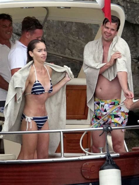 Emilia Clarke Looks Haggard In A Bikini On Vacation In Italy Photos