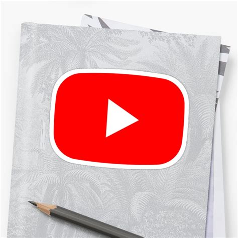 Youtube Play Button Sticker By McIntyreSpeed Redbubble