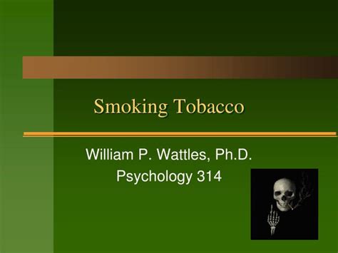 Ppt Smoking Tobacco Powerpoint Presentation Free Download Id 985546