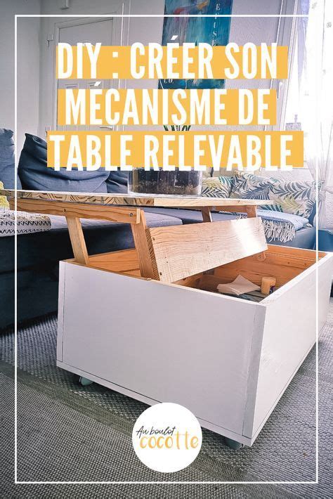 Table Basse L Ve Toi Au Boulot Cocotte Table Relevable Table