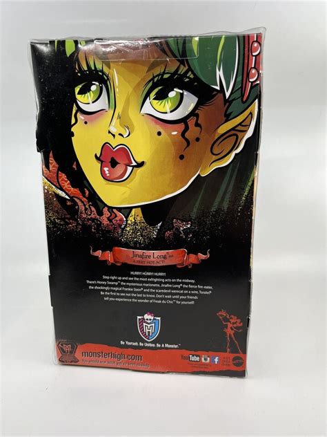 Monster High Freak Du Chic Jinafire Long Doll New In Box Ebay