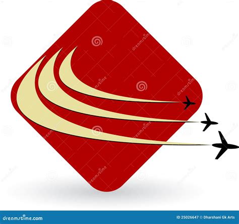 Aircraft Logo Concept Illustration Vector Logo Template