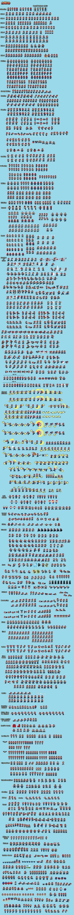 Ultimate Mario Sprite Sheet