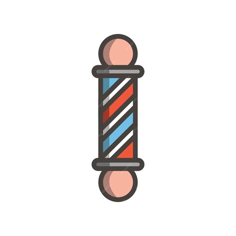 Premium Vector Barber Pole Icon Design Vector Template