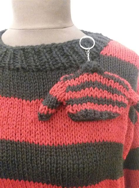 Kurt Cobain Red And Black Striped Jumper Oversize Sweater Etsy