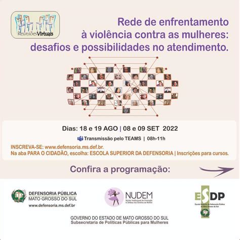 Coordenadoria da Mulher apresenta capacitação virtual para