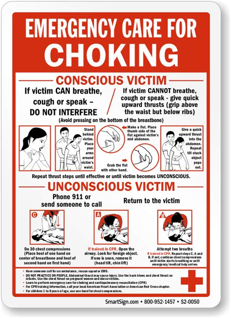 Choking Prevention Poster