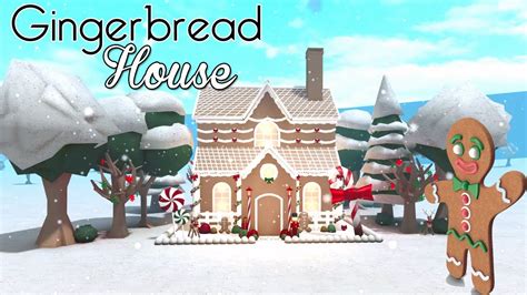 Building A Bloxburg Gingerbread House For Christmas Speed Build YouTube