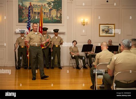 U S Marine Corps Lt Gen Karsten S Heckl Commanding General Marine