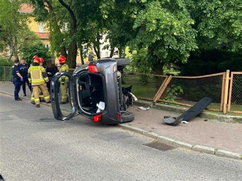 Wypadek W Kostrzynie Nad Odr Auto Wywr Ci O Si Na Bok Gazeta Lubuska