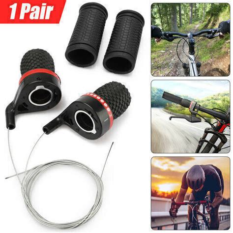 Bicycle Shift Levers Handle Bike Twist Grip Gear Cycle Speed Handlebar Shifter Ebay