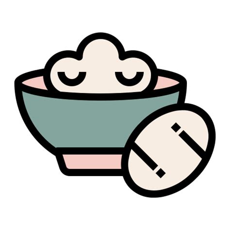 Mashed Potato Generic Outline Color Icon