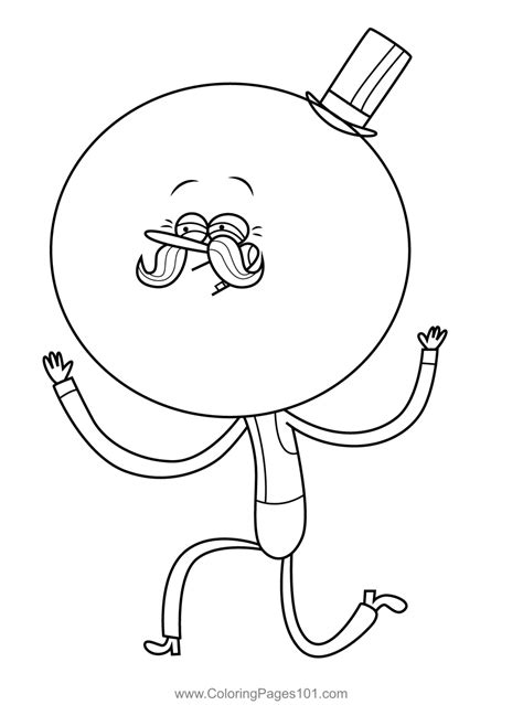 Pops Regular Show Coloring Page Printable Coloring Pages Coloring