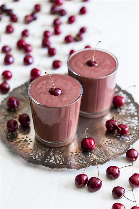 Chocolate Covered Cherry Smoothie Get Inspired Everyday Recipe