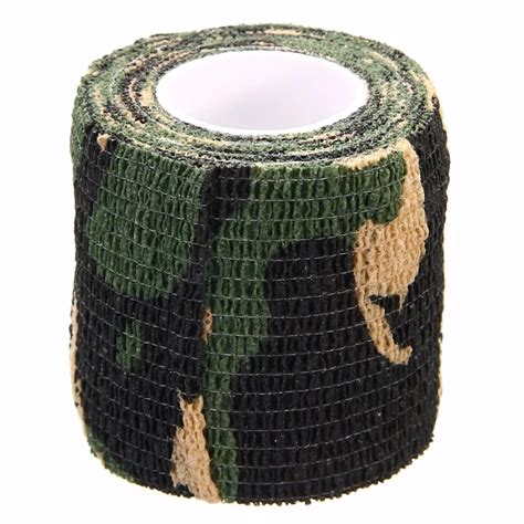 5CM 4 5M Self Adhesive Hunting Camouflage Fabric Wrap Tape Outdoor