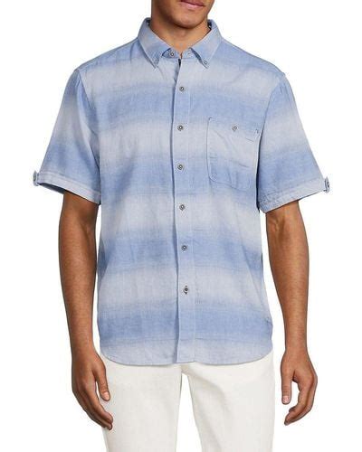 Ocean Blue Shirts For Men Lyst