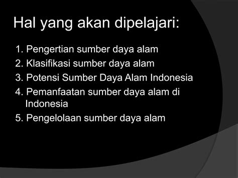 Persebaran Dan Pemanfaatan Sumber Daya Alam Ppt