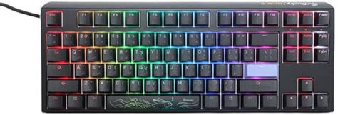 Ducky One Classic Tkl Mechanical Keyboard Cherry Mx Red Switches Hot Swappable Double