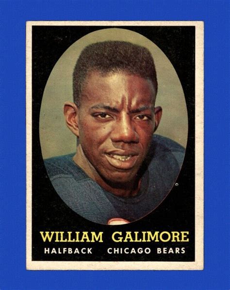 Topps Set Break Willie Galimore Rc Ex Exmint Gmcards Ebay