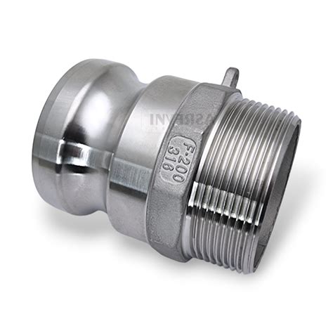 Camlock F Conector Rosca Macho Bsp Inox Pol Inversa Brewshop