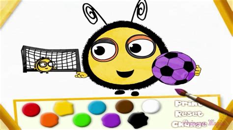 The Hive Bee Colorful Disney Junior Educational Painting Game For