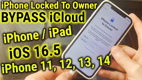 Bypass Ios 16 5 Icloud Locked To Owner Iphone 11 12 13 14 Checkra1n Windows Youtube