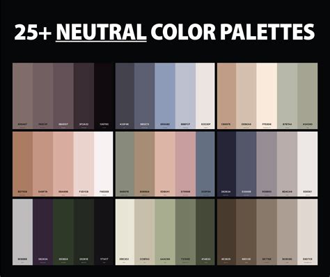 25 Best Neutral Color Palettes With Names And Hex Codes Creativebooster