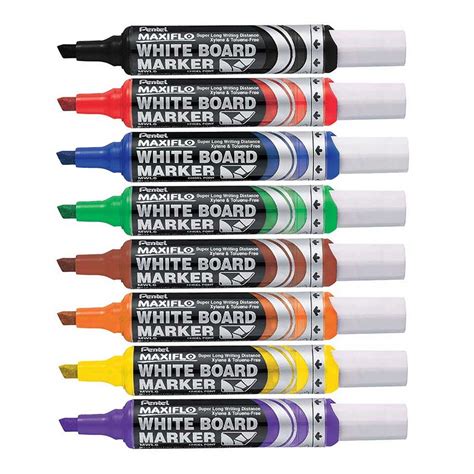 Pentel MWL6 Maxiflow Whiteboard Marker Chisel Tip Theodist Theodist