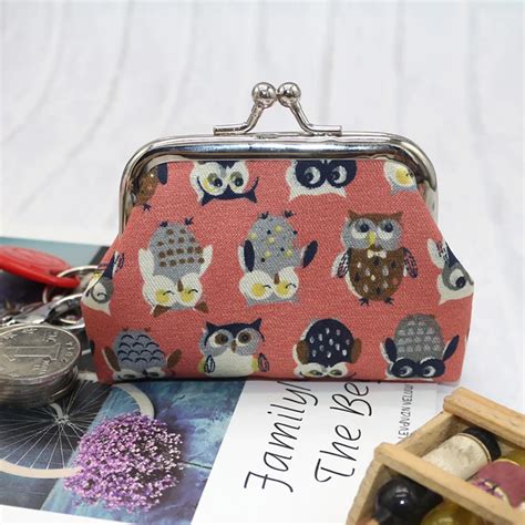 Women S Owl Coin Purse Money Bag Change Card Holders Small Wallet