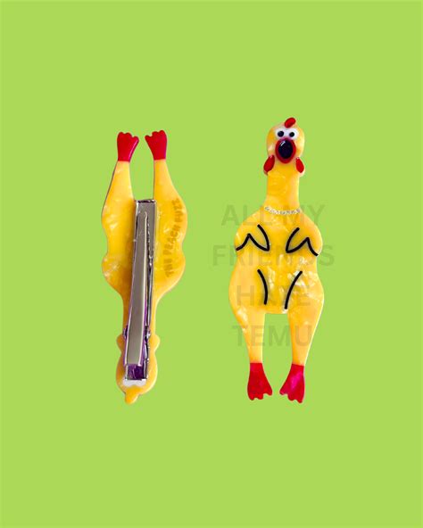 Rubber Chicken Hair Claw Clip Got Beauty Clip Art Library