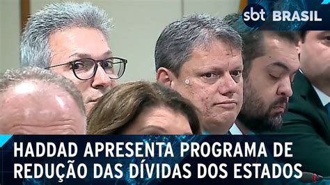 Haddad propõe investimentos na educação técnica SBT Brasil 26 03 24