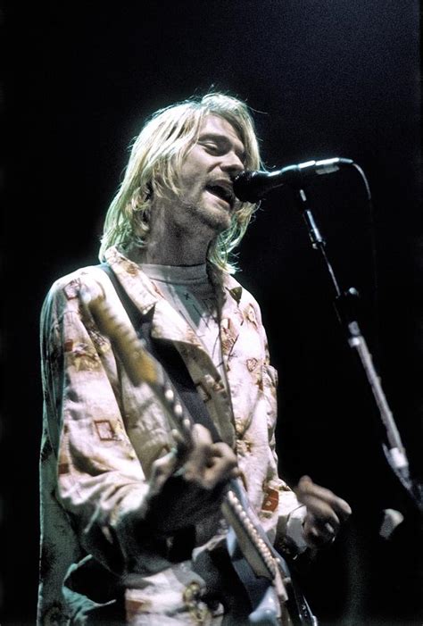 Kurt Cobain Live by Michael Ochs Archives