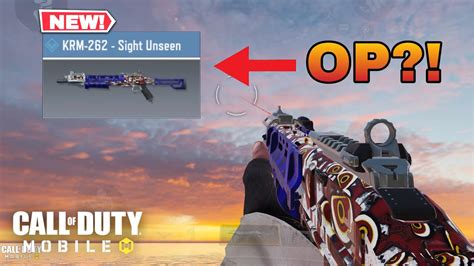 New Krm 262 Sight Unseen Op Krm 262 Gameplay In Call Of Duty