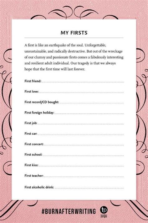 Burn After Writing Pink National Best Seller Journal