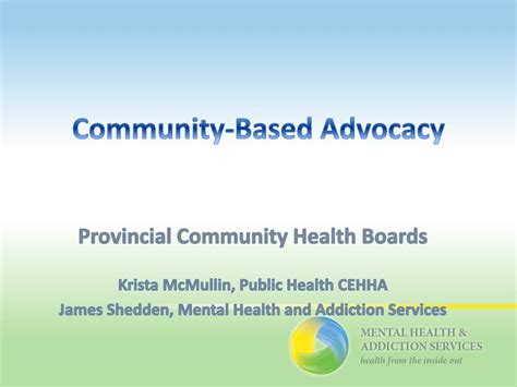 Ppt Community Based Advocacy Powerpoint Presentation Free Download