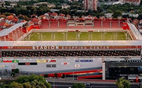 Uefa libera estádio construído em cima de shopping na Sérvia para fases