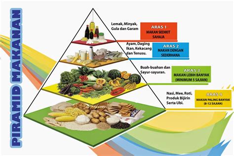 Contoh Piramid Makanan Seimbang