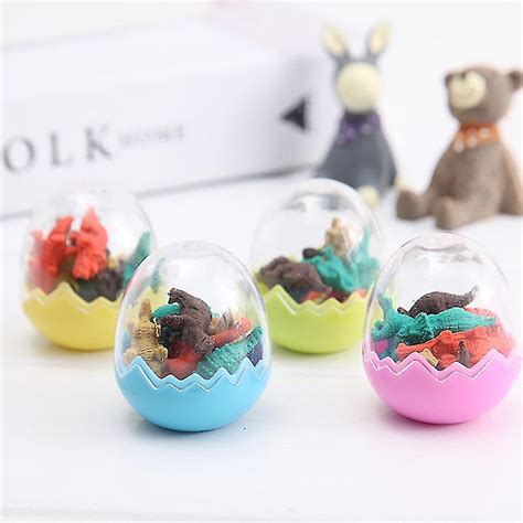 20 Boxes Kawaii Dinosaur Eraser Party Favors For Kids Birthday Party ...